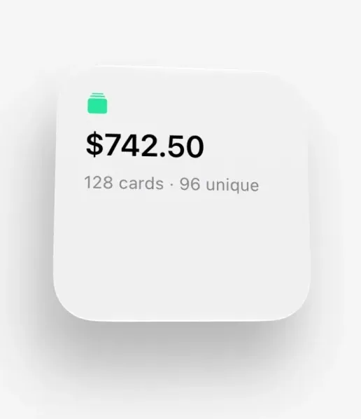 GunTomo widget: Collection value